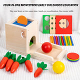 Montessori toy drawer box for babies