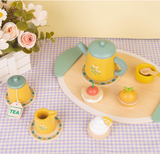 Montessori kitchen play tea party toy set