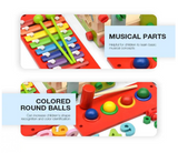 Early learning wooden activity toy for children