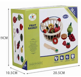 Montessori pretend play fruit set for toddlers