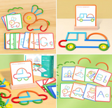 Preschool wooden sorting toy for kids ages 2 to 5 years