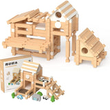 Miniature puzzle model building for kids