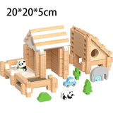 Creative 3D puzzle house for boys and girls