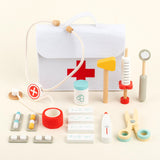 GOODIYA Kids Doctor & Dentist Pretend Play Set with Storage Bag – Medical Kit Toy for Ages 3+