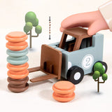 GOODIYA TOYS 2-Player Forklift Transport Game – Construction-Themed Car Toy for Boys & Kids