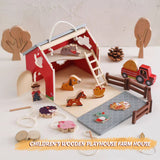 Educational animal farm toy for 2 to 4-year-olds

