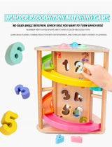 Montessori car track set for toddlers

