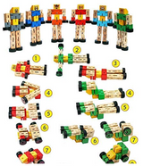 Brain development puzzle toys for boys and girls

