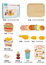 Mini fast food pretend play toy for creative toddler activities

