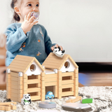 3D architecture puzzle toy for kids construction play

